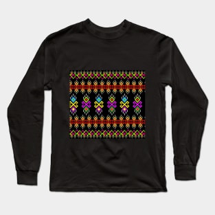 beautiful ethnic pattern Long Sleeve T-Shirt